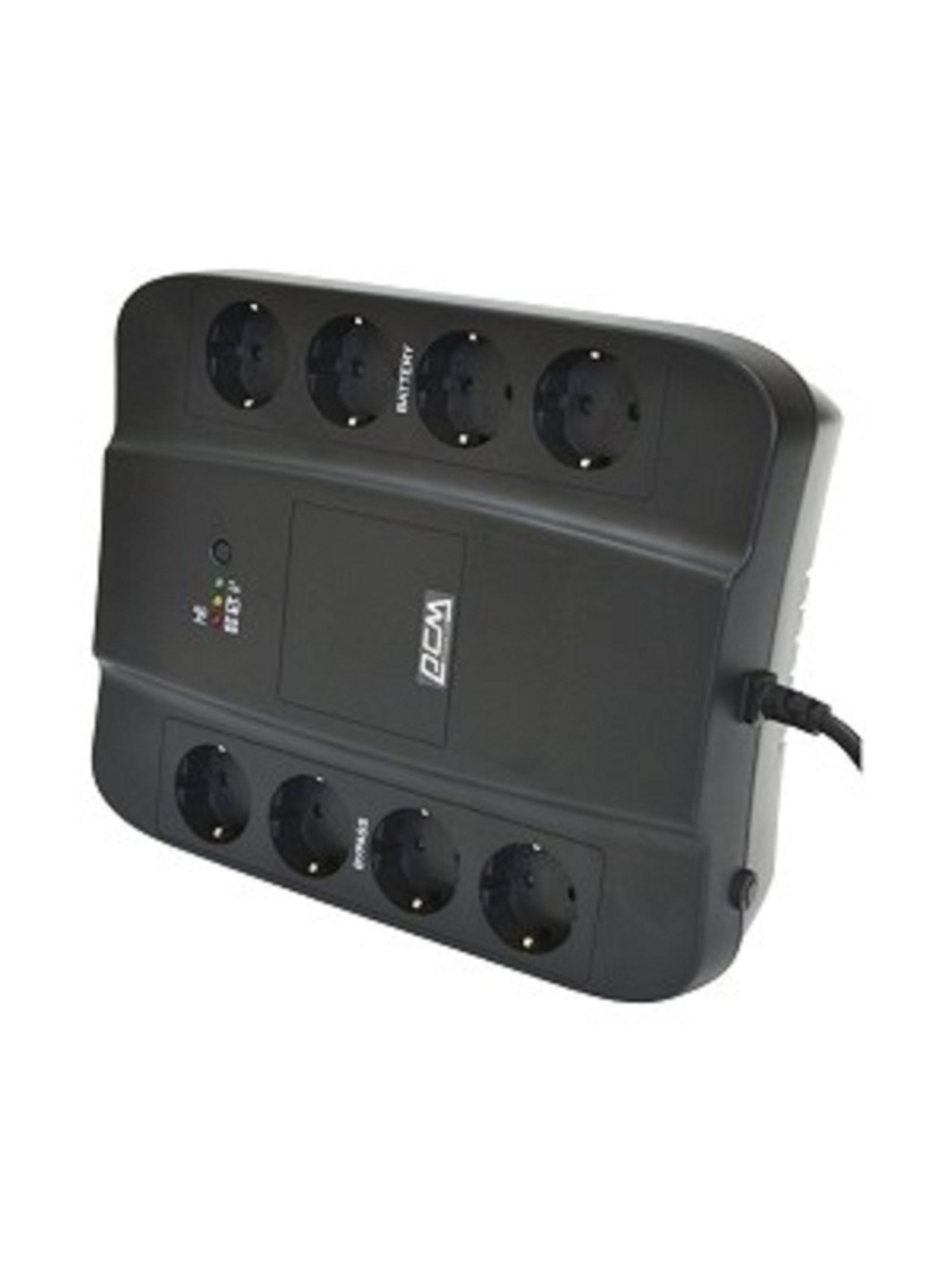 PowerCom SPD-1000U ИБП {Line-Interactive, 1000VA / 550W, Tower, Schuko, USB} (688277)