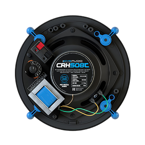 CVGAUDIO CRH508T потолочный динамик, мощность 1.25/2.5/5/10W — 100V