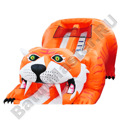 Детский надувной батут-горка "Тигр"