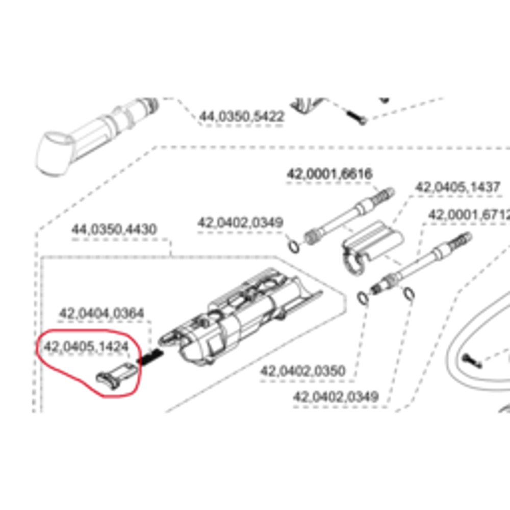 Фиксатор блокировки TIGi ML std. Fortron 1140L4 black (Артикул 42,0405,1424)