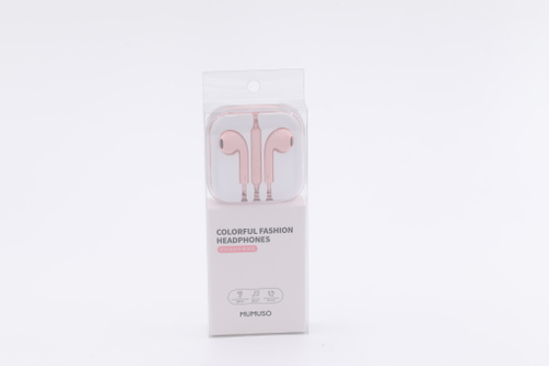 Наушники Mumuso, розовые