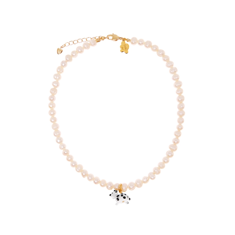 Колье Мой Любимый Пушистик с Жемчугом – Собака