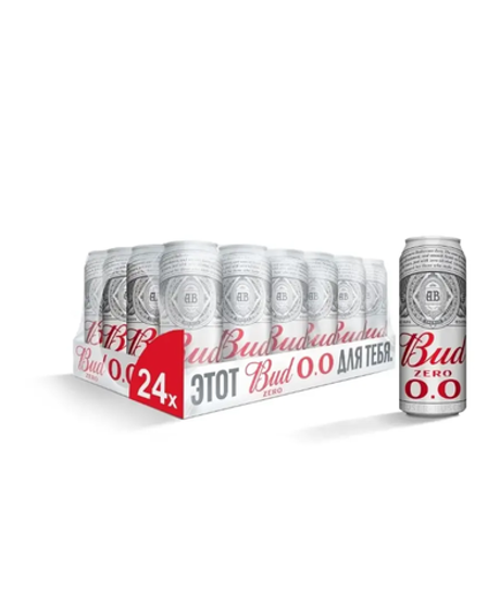 Пиво "Бад безалкогольный" 0,45л. ж/б (24шт., в упаковке)
