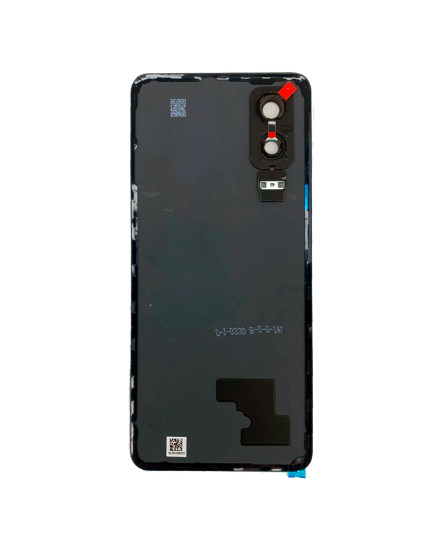 Задняя крышка для OnePlus Nord CE 4 черная (Dark Сhrome) со стеклом камеры