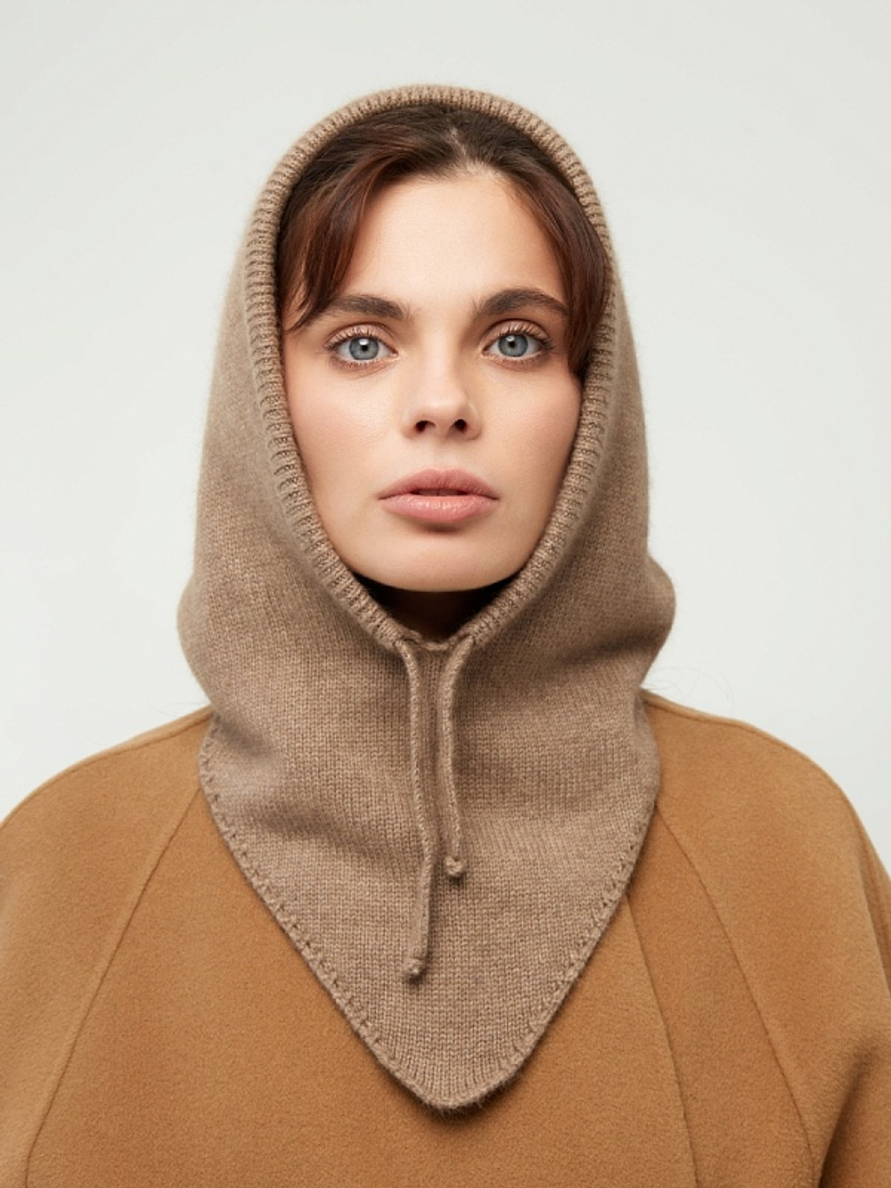 Оренбургский капор ШП822-29 т.бежевый