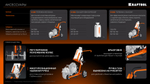 KRAFTOOL 3700 Вт, 400 мм, без диска, бензорез по металлу (рельсорез) (K760-16)
