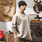 Футболка шлифованный хлопок с длинными рукавами мужская, весна