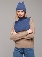 Манишка женская светлый джинс