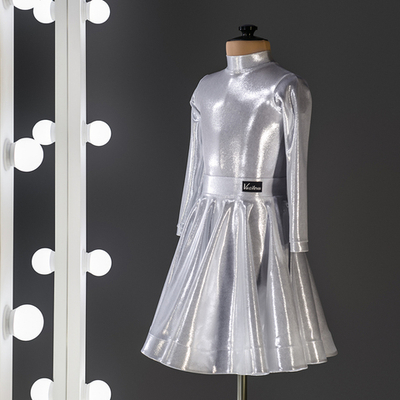 Standart 2-04-04-C | Платье из бифлекса с голографией | Vasileva Dance