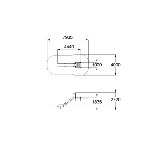 Горка на склоне