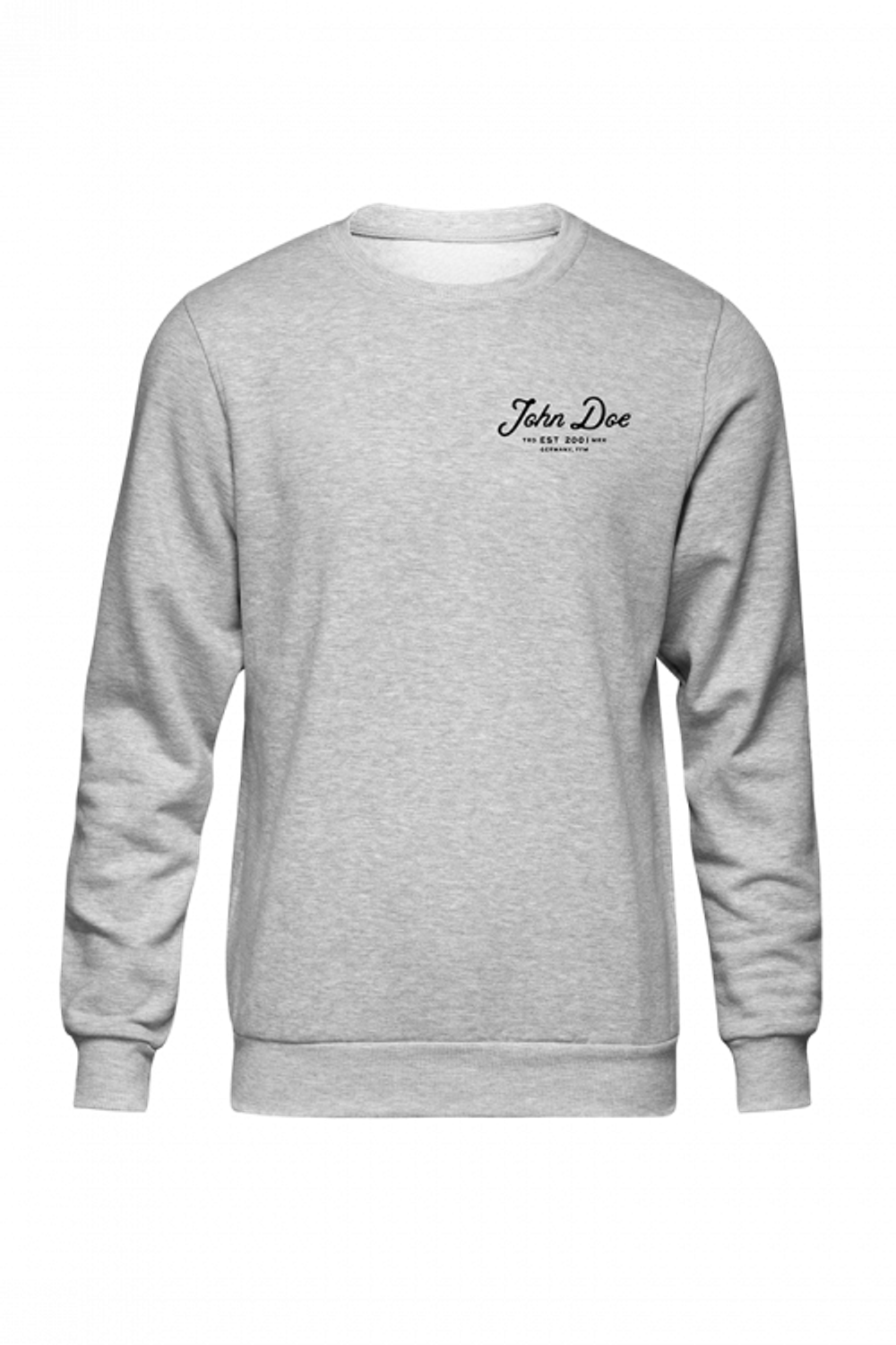 Свитер JD Lettering Grey John Doe