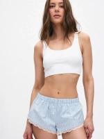 Шорты домашние с кружевом