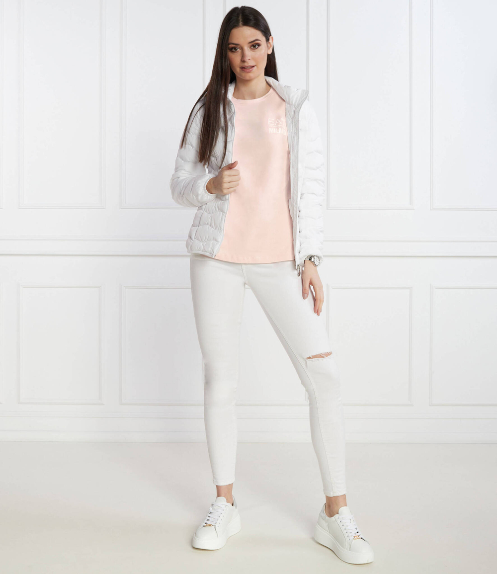 Футболка EA7 - пудро-розовый(3DTT42 TJTYZ)