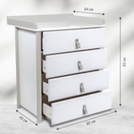 Пеленальный комод Sweet Baby Massimo Белый/Серый