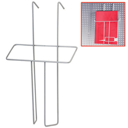 Лоток навесной для стоек ПАРУС, формат А5, 260х158х30 мм, проволочный, хром, 290444