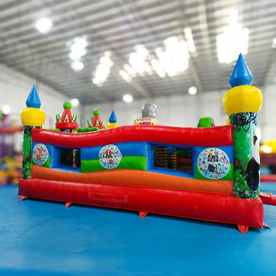 Коммерческий надувной батут "Сафари приключения" 6*5*2.8 м