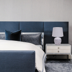 Настольный светильник 1x40Вт E14, керамика/ткань, белый