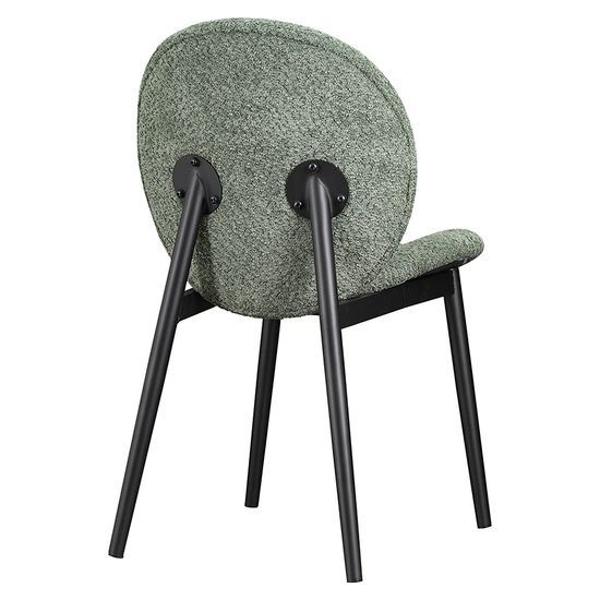 Стул bente, букле зеленый