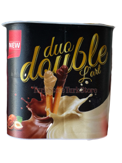 Паста фундук-какао и белый шоколад с хлебными палочками DUO DOUBLE L'ART 50 гр