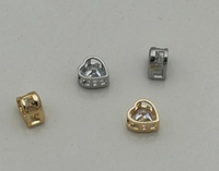 Подвеска-бусина "Сердце Crystal"-mini 7мм