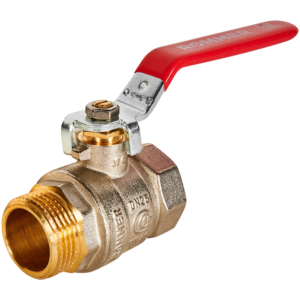 Rommer шаровой кран 1 1/2" ВН/НР, ручка рычаг RBV-0002-2210340