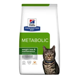 Ветеринарный сухой корм Hill's Prescription Diet Metabolic для кошек, для коррекции веса, с курицей