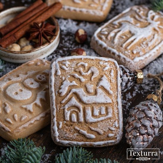 Пряничная доска Марка со снеговиком