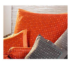 Наволочка 35x40 Elegante Cadre персиковая