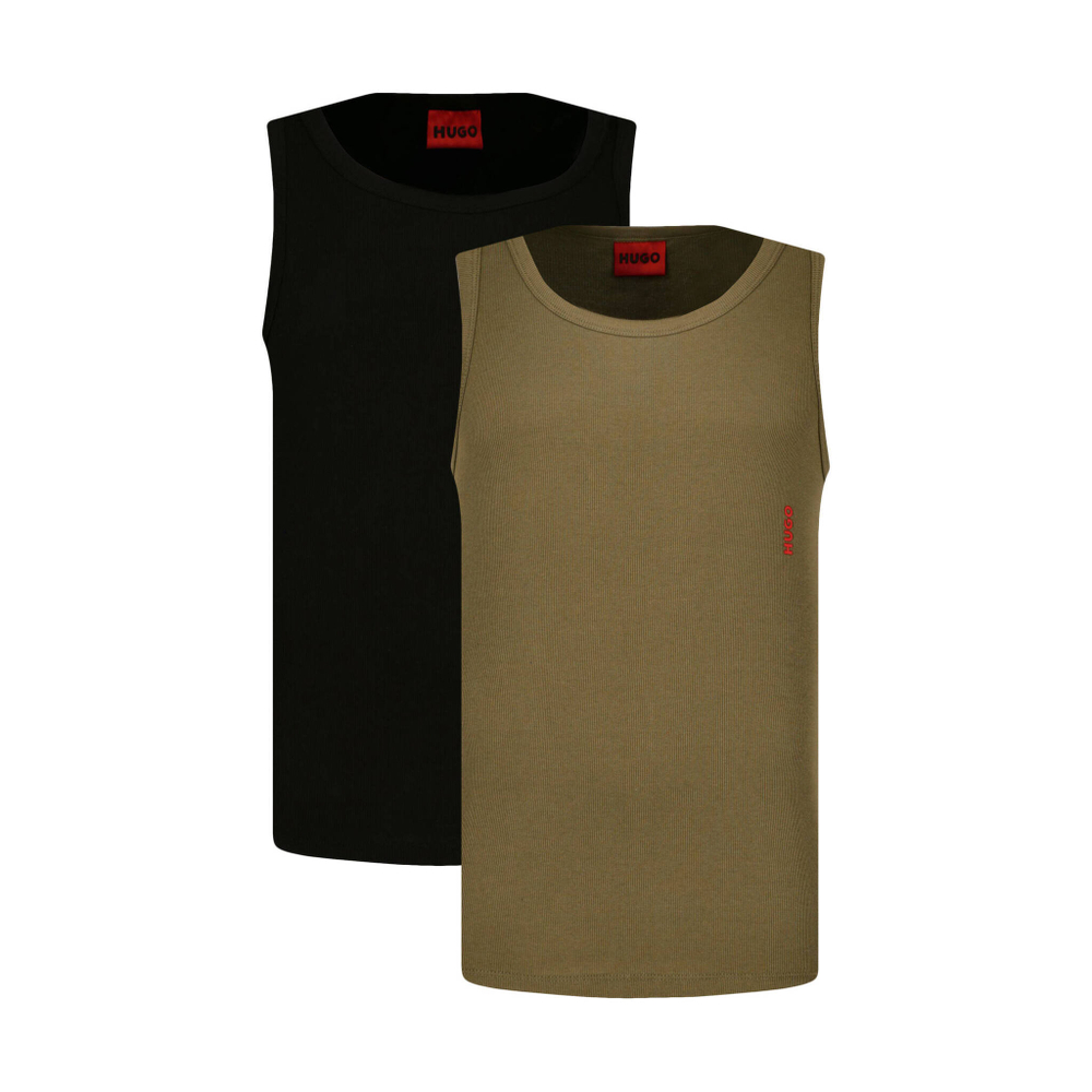 майка 2 шт. Hugo Bodywear - оливковый(50469790)