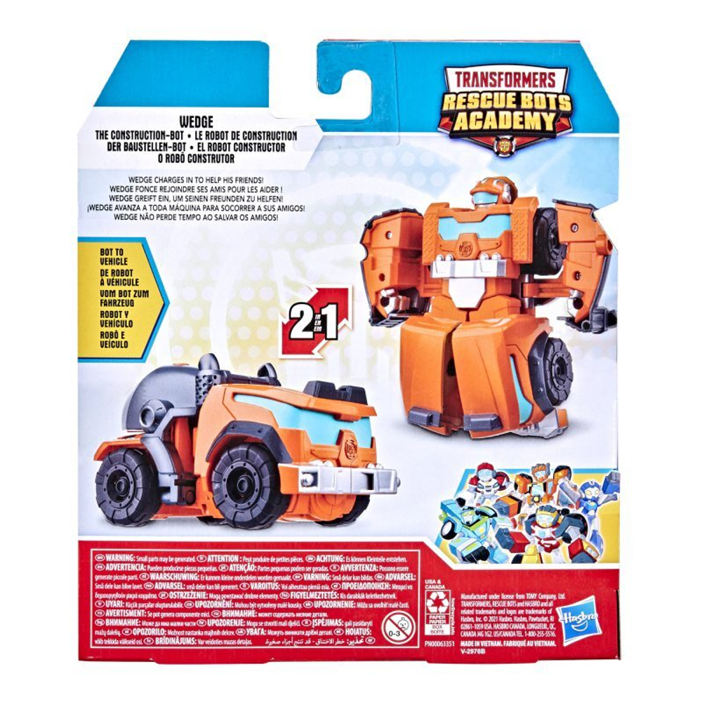Playskool Transformers RSB - Академия спасательных ботов Wedge the Construction-Bot F0925