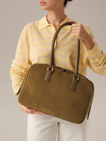 Замшевая сумка DBR Dominique 31389 белый мох