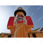 Коммерческий надувной батут "Корабль"