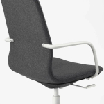 Офисный стул - IKEA LÅNGFJÄLL/LANGFJALL, 68x68x104см, черный, ЛОНГФЬЕЛЛЬ ИКЕА