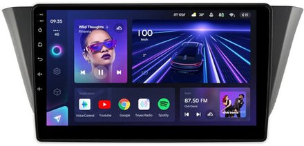 Магнитола для Iveco Daily 3 2014+ (рамка гладкая) - Teyes CC3L монитор 9" IPS на Android 10, 8-ядер, CarPlay, 4G SIM-слот