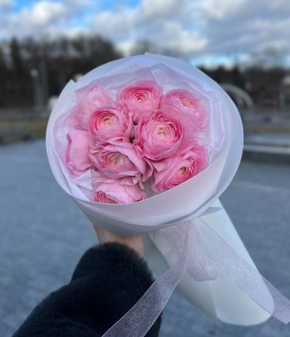 11 идеальных розовых ранукулюсов