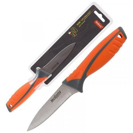 Mallony Нож для овощей "ARCOBALENO" 9,5см оранжевый