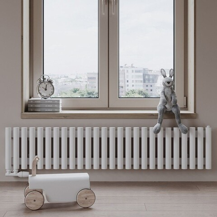 Радиатор трубчатый Guardo Torre 4D-300-26 NK-VER-L R9016(M) белый матовый