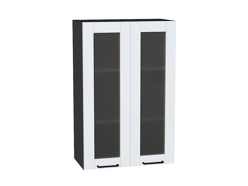 Шкаф верхний с 2-мя остекленными дверцами Флэт Плюс