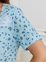 Ночная сорочка Мадера-1 Виотекс ГОЛУБОЙ