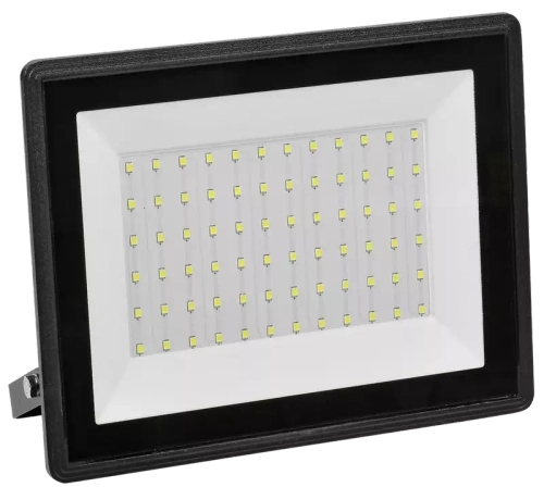 Прожектор СДО 06-100 светодиодный черный IP65 6500 K IEK LPDO601-100-65-K02