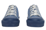 Burberry Low top Skateboard Shoes Women"s Denim Blue