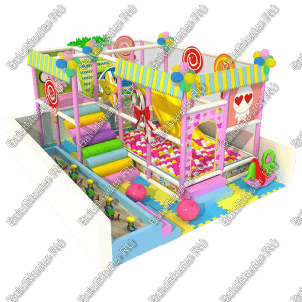 Детский игровой лабиринт «Сладкие горки»