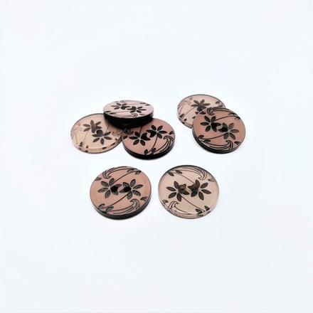 ВЛС11 Пуговица №539, 21мм 2пр (854 какао)