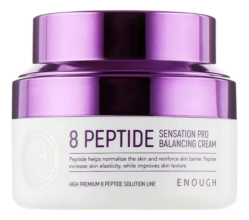 Enough Крем для лица с пептидами - 8Peptide sensation pro balancing cream, 50мл