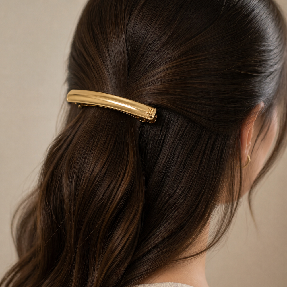 Balmain Hair Couture Заколка цвет золото "Путь к тайне" Limited Edition Barrette Gold C2 26