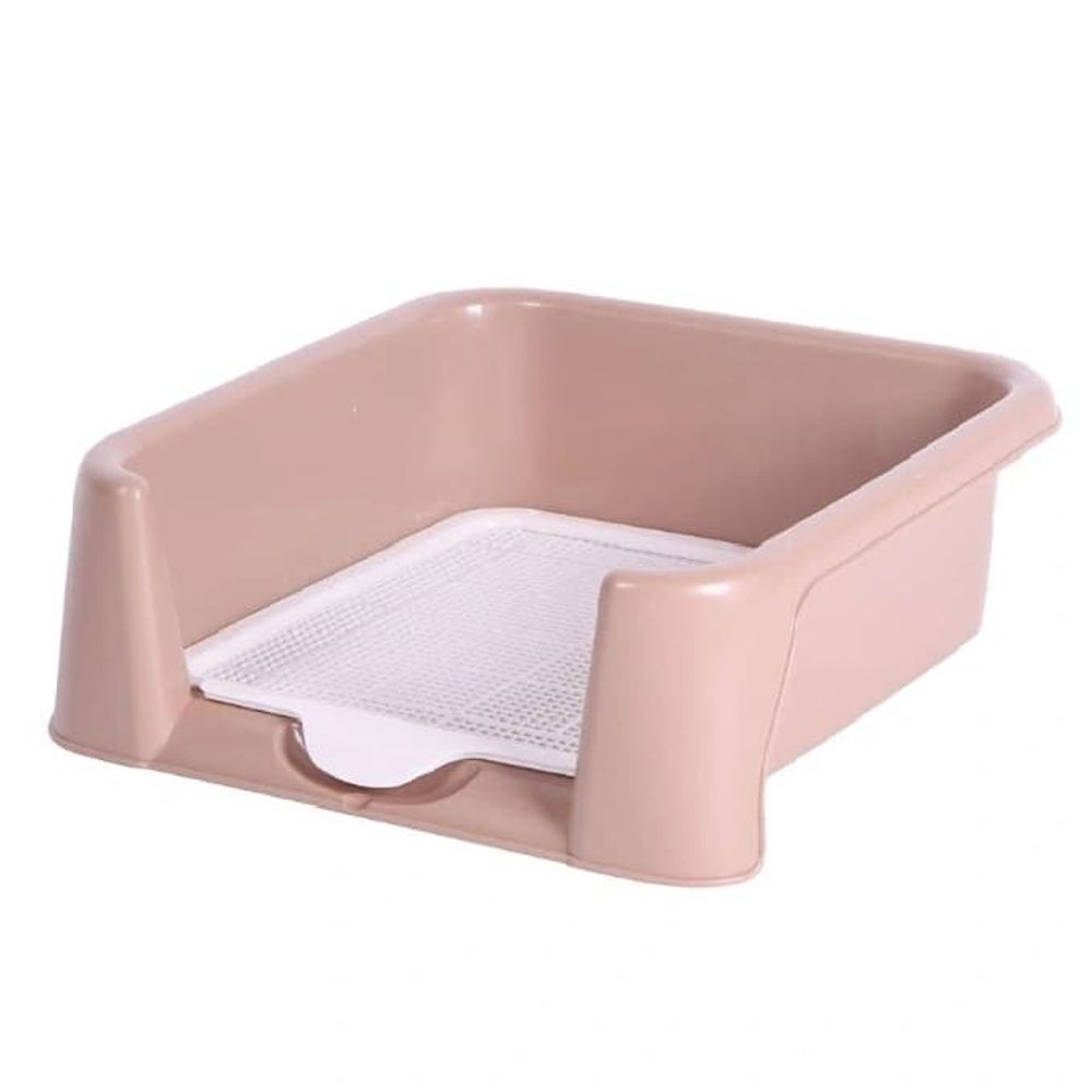 Туалет 42х42х15см Шурум-Бурум бежевый для собак (2КУТ00007)