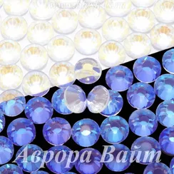 ЛС Стразы холодной фиксации, Аврора Вайт