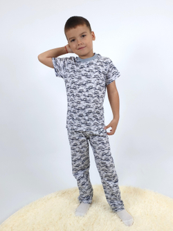 8-71-5 Пижама для мальчика (фуфайка и брюки)