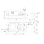 Электропривод LM 230-6 реверсивный