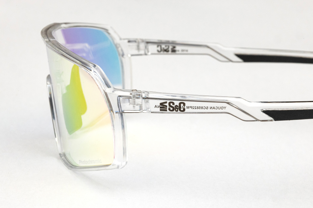 Очки S&C YOUCAN Photochromic Pink mirror, Shinny crystal